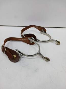 High Quality Leather Cowboy Spurs