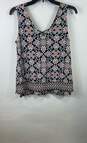 NWT White House Black Market Womens Multicolor Abstract Sleeveless Tank Top Sz S image number 2