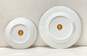 Porcelain Dinnerware Plates -Gold Rim 5 Piece Set - Versace Style Tableware image number 5