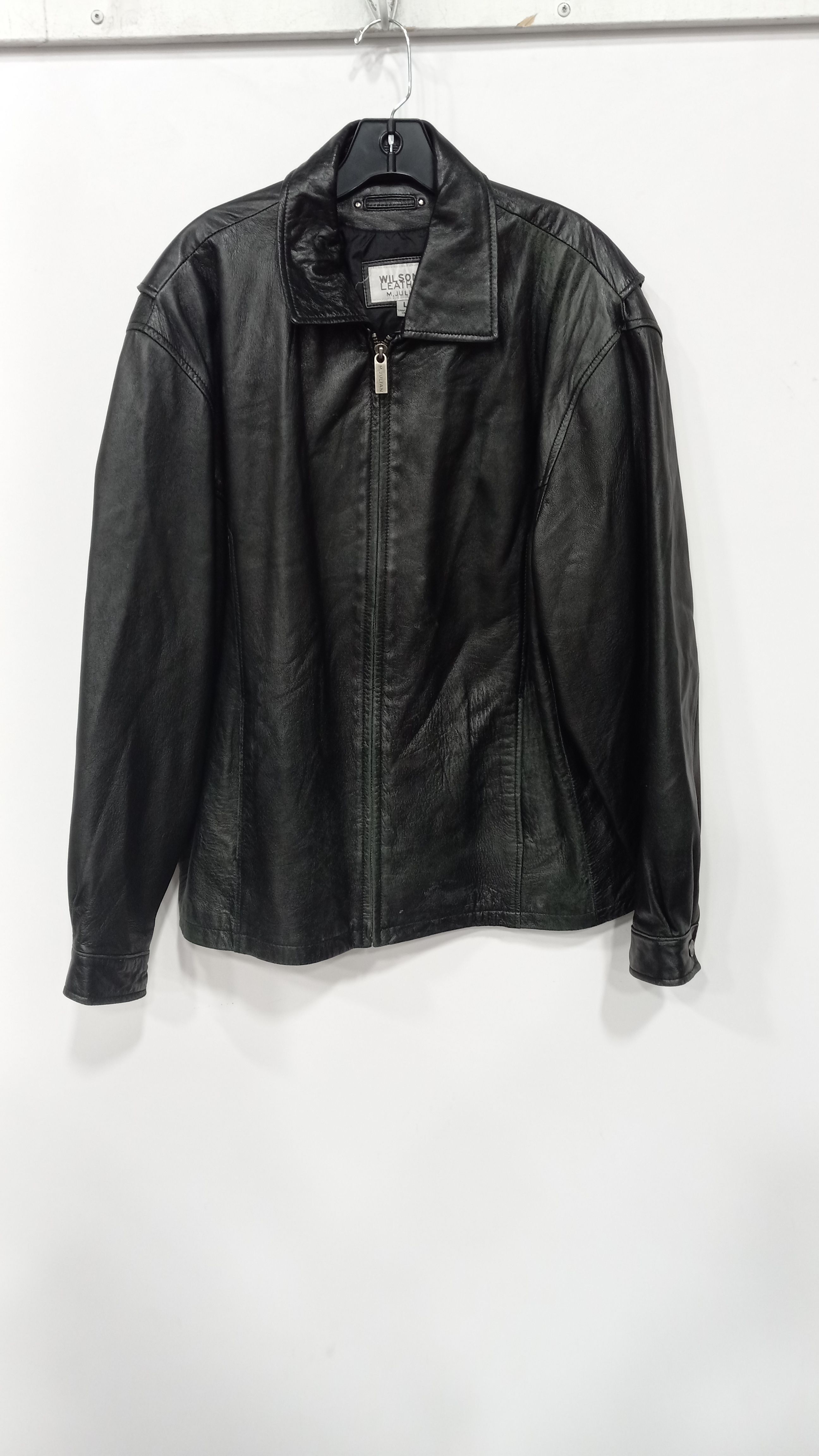 Shetland Brown Leather DC Sandy Wilson Bomber Jacket