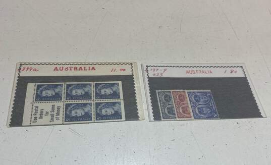 Vintage Bundle Lot of Australian Stamps image number 6