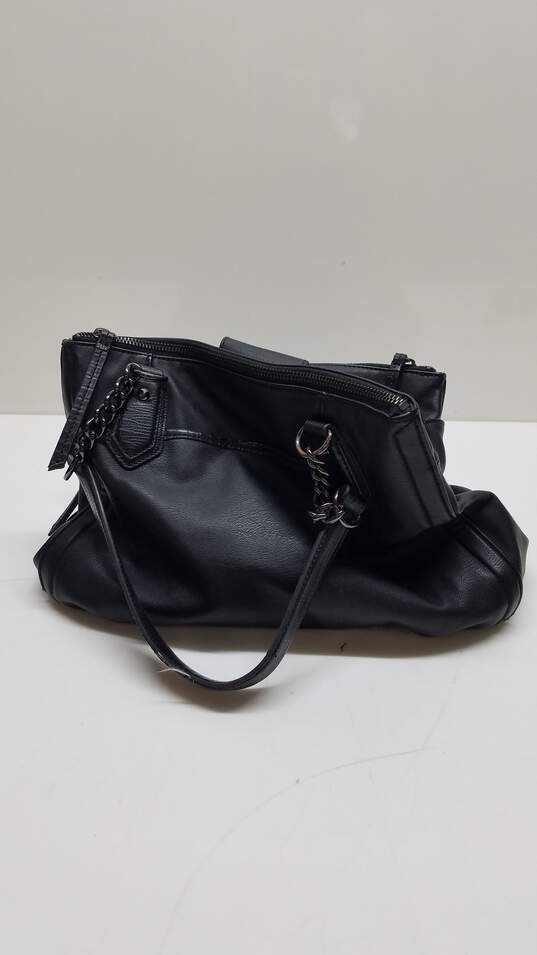 Simply Vera Vera Wang Black leather Shoulder Bag Purse