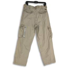 NWT Old Navy Mens Khaki Belted Flap Pocket Cargo Pants Size 34 X 30 alternative image