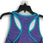 Adidas Womens Purple Space Dye Scoop Neck Sleeveless Pullover Tank Top Size S image number 4