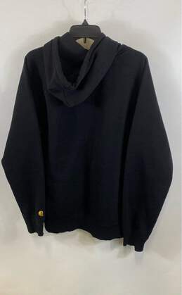 Carhartt Mens Black Cotton Blend Long Sleeve Pockets Pullover Hoodie Size Large alternative image