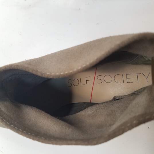Sole Society So Carson Grey Boots Size 8.5 image number 8
