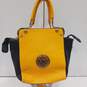 Michael Kors Yellow/Black Leather Tote Bag image number 2
