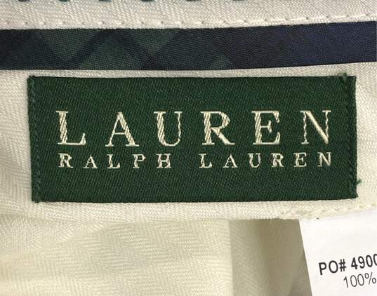 Lauren Ralph Lauren Mens Black Wool Flat Front Straight Leg Dress Pants Size 36 image number 3