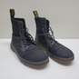 Dr Martens Boots M12 US Black Combs Canvas Combat AirWair AW004 Sz 9M/10L image number 1