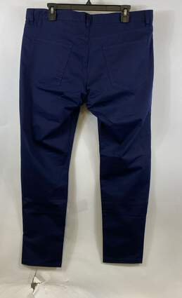 NWT Theory Mens Navy Blue Soft Sateen Haydin Straight Leg Chino Pants Size 36 alternative image