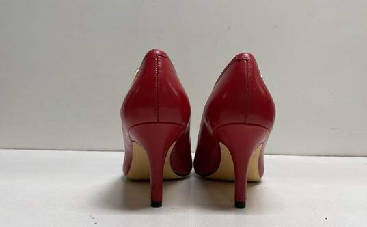 Calvin Klein Leather Kimberly Heels Red 6.5 image number 4