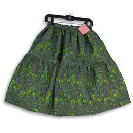 NWT Corey Lynn Calter Womens Multicolor Pleated Elastic Waist A-Line Skirt Sz S
