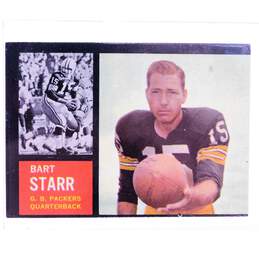 1962 HOF Bart Starr Topps #63 Green Bay Packers
