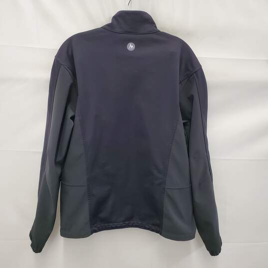 Marmot MN's Black Wind Stopper Olden Polartec Fleece Jacket Size M image number 2