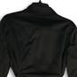 Harve Benard Womens Black Long Sleeve Flap Pocket Belted Jacket Size Medium image number 4