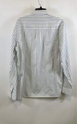 NWT Frame Mens White Pinstripe Classic Long Sleeve Collared Dress Shirt Size M alternative image