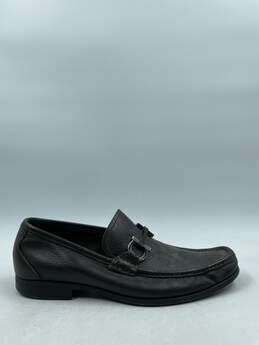 Salvatore Ferragamo Black Leather Wingtip Tassel Loafers Dress Shoes Mens  9.5 D 