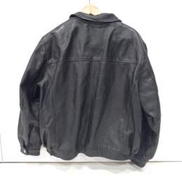 Men's Croft & Barrow Full-Zip Leather Everyday Jacket Sz XL alternative image
