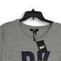 NWT Womens Gray Crew Neck Short Sleeve Pullover T-Shirt Size 1X image number 3