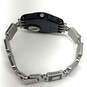 Designer Swatch Silver-Tone Swiss Menthol Tone Link Bracelet Wristwatch image number 3