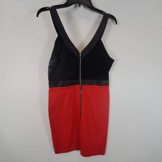 Guess Women Red/Black Mini Dress Sz M image number 2