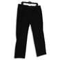 Mens Black Denim Dark Wash 5 Pocket Design Straight Leg Jeans Size 38 image number 1