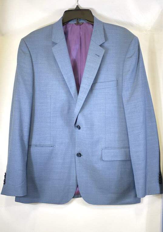 Neiman Marcus Men Blue 2 Pc Suit Sz 42R image number 5