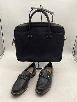 Kate Spade Black Saffiano Leather Laptop Bag W/Women Loafers Size 9.5 alternative image