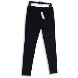 NWT Ann Taylor Womens Black 5-Pocket Design Dark Wash Skinny Leg Jeans Size 8T