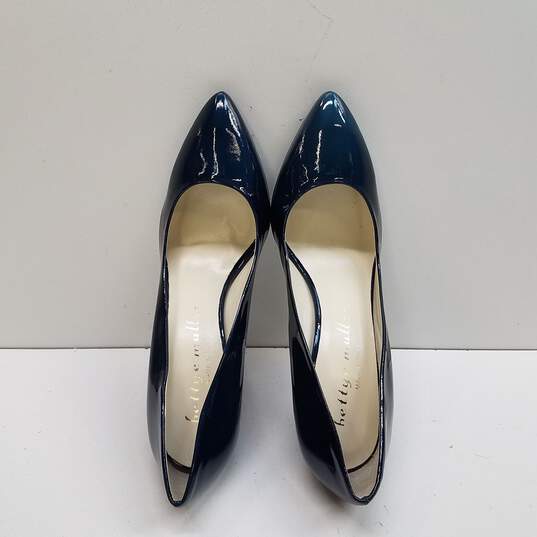 Bettye Muller Patent Leather Pumps Teal 6 image number 6