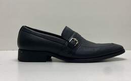 Calvin Klein Reyes Black Leather Loafer Casual Shoes Men's Size 10