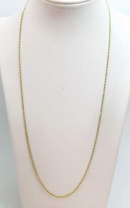 14K Yellow Gold Twisted Rope Chain Necklace 7.1g