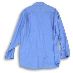 Tommy Hilfiger Mens Blue Striped Shirt Size 16.5 32-33 alternative image