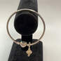 Designer Pandora S925 ALE Sterling Silver Beaded Heart Charm Bracelet image number 1