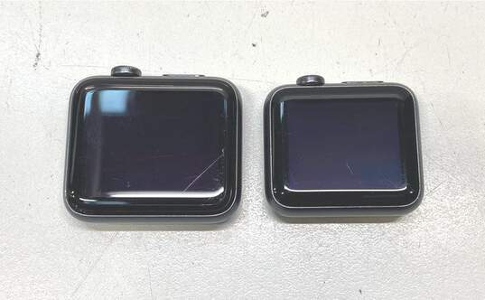 Apple Watches Series 7000 & 3 (38MM & 42MM) - Lot of 2 image number 1