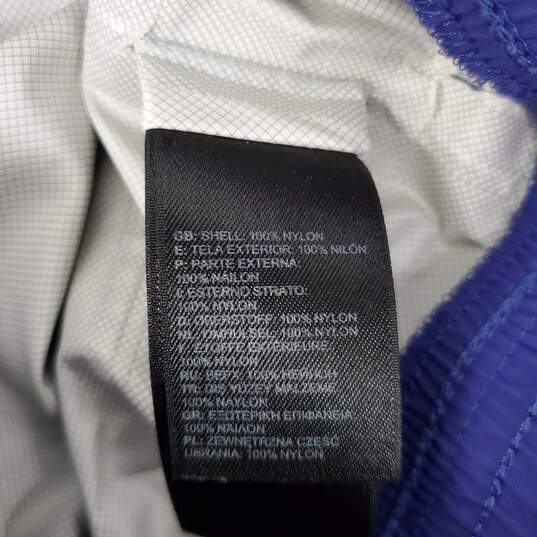The North Face 100% Nylon Purple Rain Jacket w Hood Size S/P image number 3