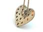 Nicky Butler Sterling Silver Multi Stone Garnet Heart Pendant Necklace 16.8g image number 4
