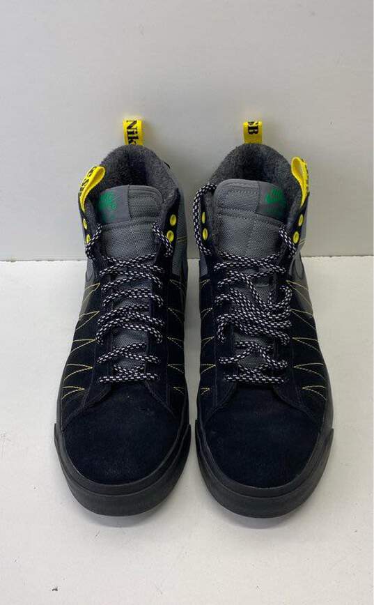 Nike SB Zoom Blazer Mid PRM Acclimate Black Sneaker Casual Shoes Men's Size 9 image number 6