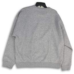 NWT Calvin Klein Womens Gray Crew Neck Long Sleeve Pullover Sweatshirt Size XL alternative image