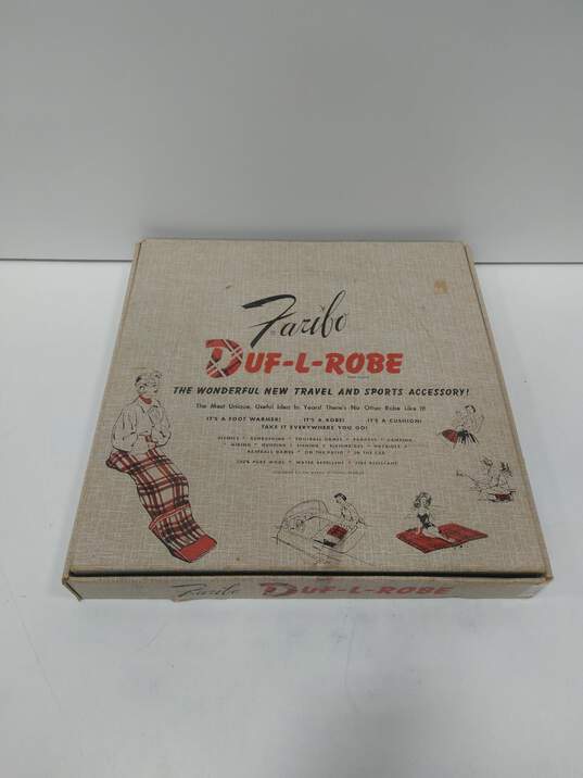 Faribo Duf-L-Robe Travel Blanket IOB image number 1