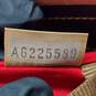AUTHENTICATED DOONEY & BOURKE LG0341 'CYNTHIA' NAVY LEATHER TOTE BAG 13x12x4in image number 7