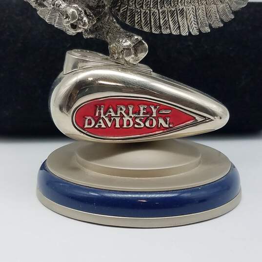 Franklin Mint Harley Davidson Springer Stainless Steel Pocket Watch Stand Only image number 4