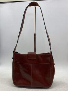 Fossil Vintage Brown Leather Shoulder Bag - Classic and Stylish alternative image