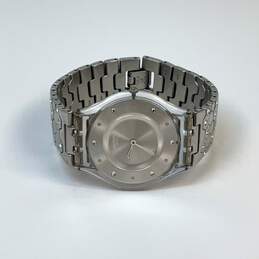 Designer Swatch Rhinestone Chain Strap Round Analog Dial Quartz Wristwatch alternative image