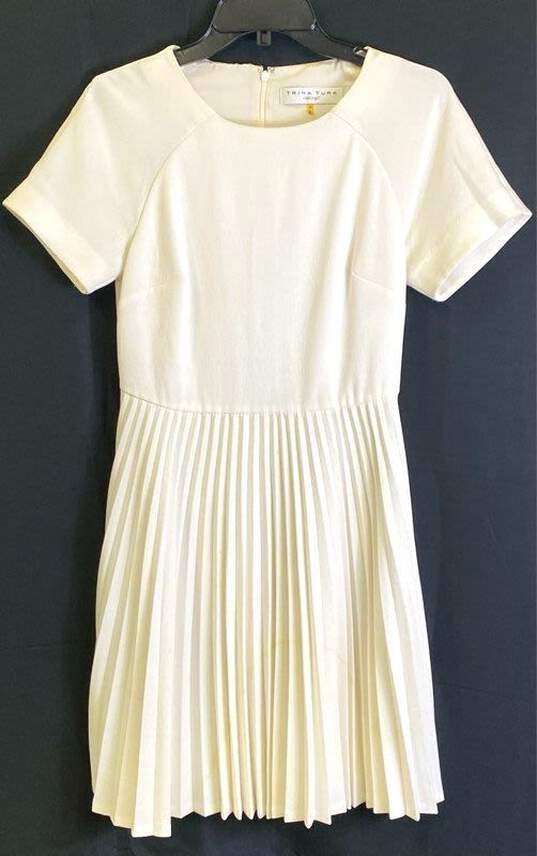 Trina Turk Ivory Casual Dress - Size 4 image number 1
