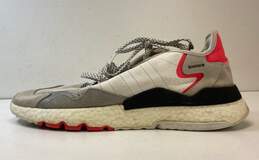 adidas Nite Jogger White Shock Red Casual Sneakers Men's Size 11.5 alternative image