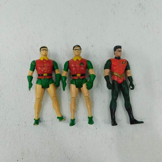 1990's Batman Action Figures LOT Of 11W/ Accessories  Series Collectors Case VTG image number 3