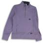L.L. Bean Womens Lavender Long Sleeve Mock Neck Pullover Sweatshirt Size Small image number 1