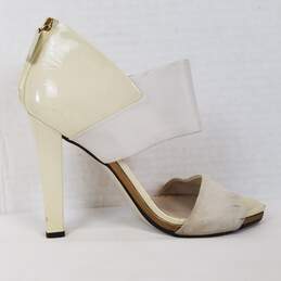 Gucci Cut Out Heel Women's Sz.37.5 Ivory  Authenticated