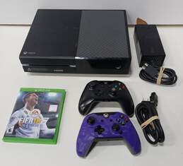 Xbox One Console with Two Controllers & Fifa 18 Game